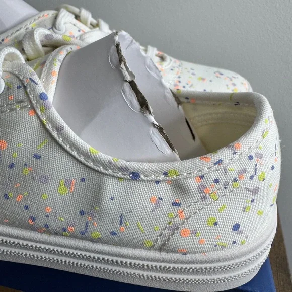 Keds Breezie Confetti Canvas Sneakers White - Picture 7 of 13